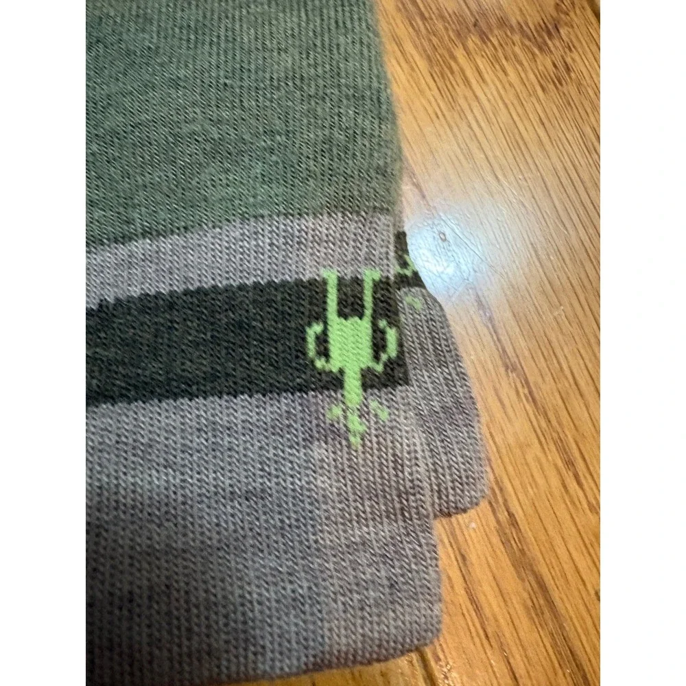 Smartwool Kids Wintersport Merino Wool Full Cushion Socks‎ XS Brown Green Stripe